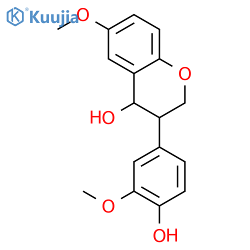 (3S,4R)-4'-hydroxy-6,3'-dimethoxyisoflavan-4-ol structure