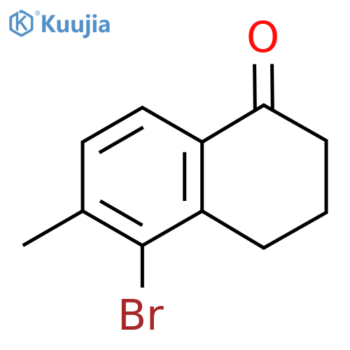 5-Bromo-6-methyl-3,4-dihydronaphthalen-1(2H)-one structure