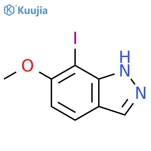 6-Methoxy-7-iodo-1H-indazole structure