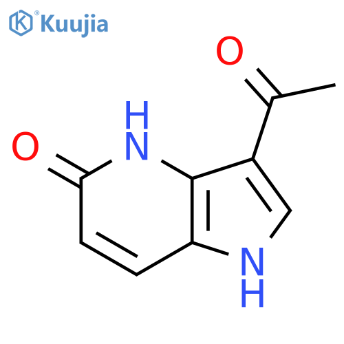 3-Acetyl-5-hydroxy-4-azaindole structure