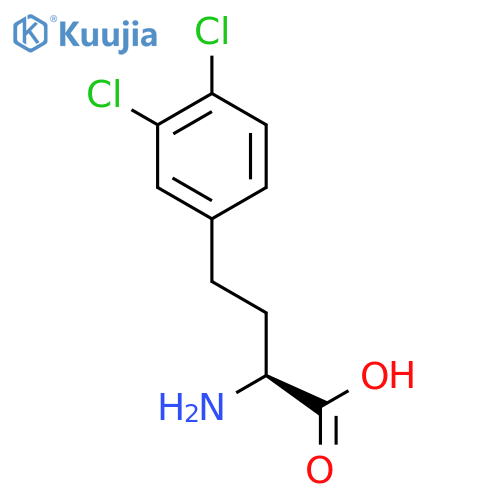 (S)-a-Amino-3,4-dichlorobenzenebutanoic acid structure