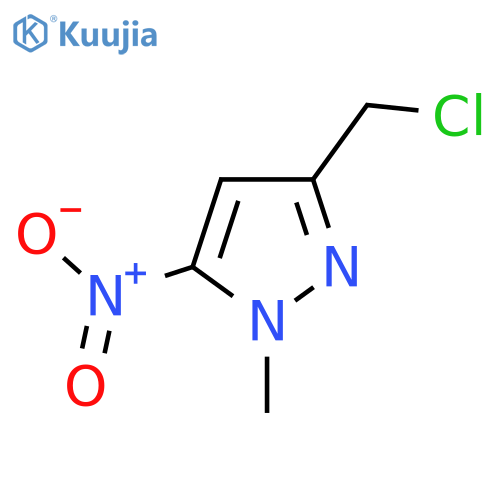 3-(Chloromethyl)-1-methyl-5-nitro-1H-pyrazole structure