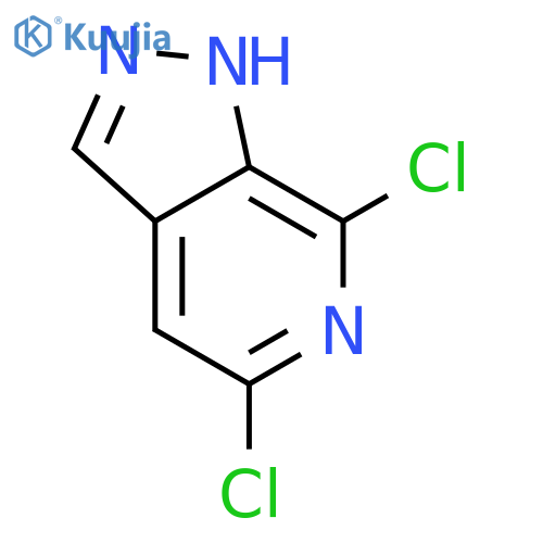 5,7-Dichloro-1H-pyrazolo3,4-cpyridine structure