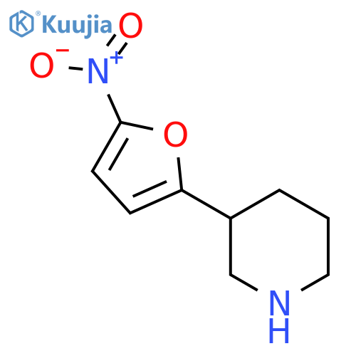 3-(5-nitrofuran-2-yl)piperidine structure