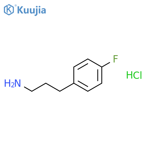 3-(4-Fluorophenyl)propan-1-amine hydrochloride structure