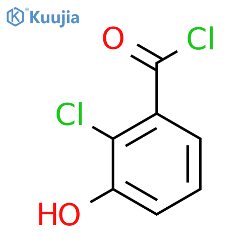 2-Chloro-3-hydroxybenzoyl chloride structure
