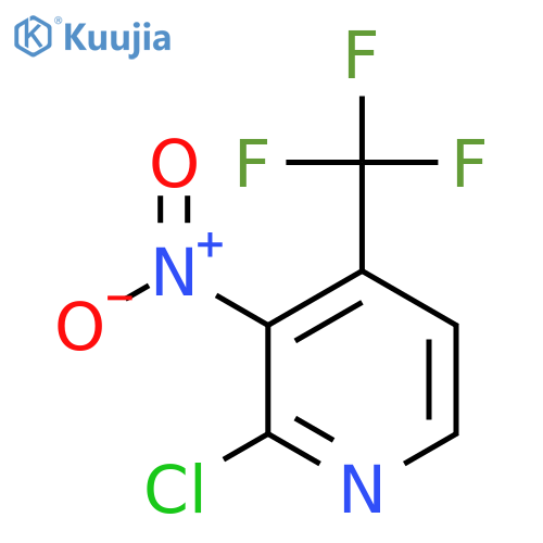2-Chloro-3-nitro-4-(trifluoromethyl)pyridine structure