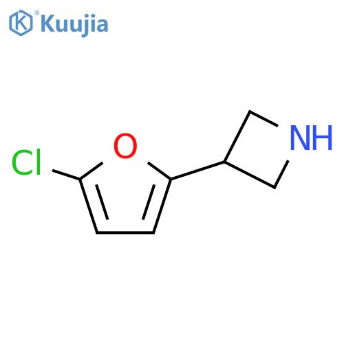 3-(5-chlorofuran-2-yl)azetidine structure