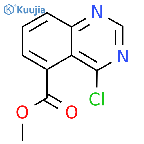 Methyl 4-chloroquinazoline-5-carboxylate structure