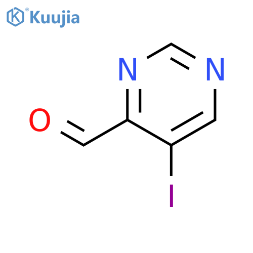 5-Iodopyrimidine-4-carbaldehyde structure