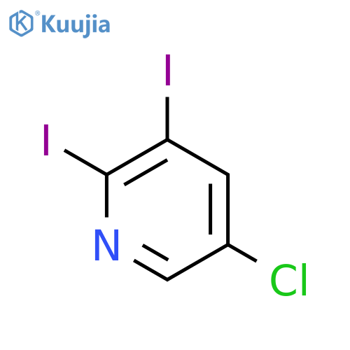 5-Chloro-2,3-diiodopyridine structure