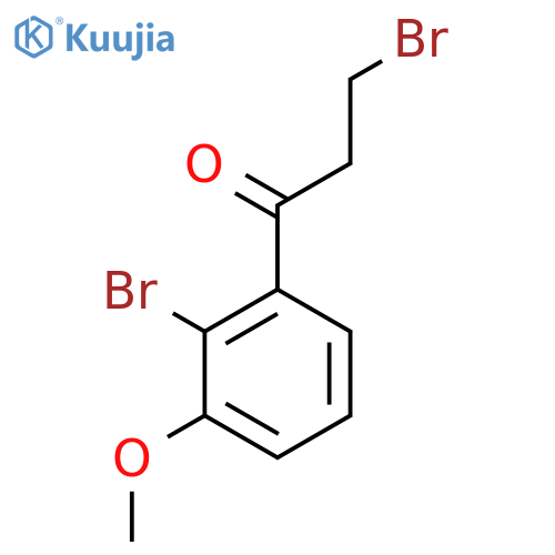 2',3-Dibromo-3'-methoxypropiophenone structure