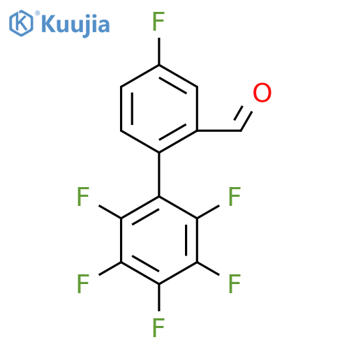 4,2',3',4',5',6'-Hexafluorobiphenyl-2-carboxaldehyde structure