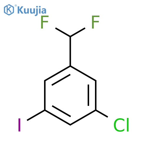 3-Chloro-5-(difluoromethyl)iodobenzene structure