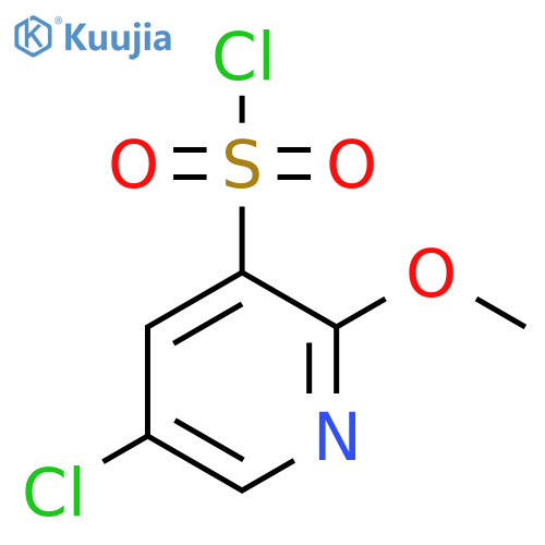 5-Chloro-2-methoxypyridine-3-sulfonyl chloride structure