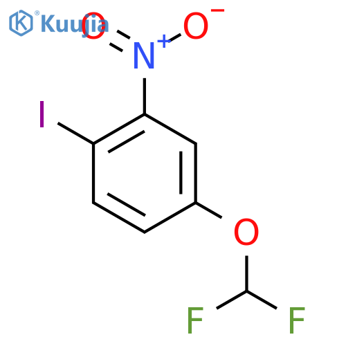 5-(Difluoromethoxy)-2-iodonitrobenzene structure
