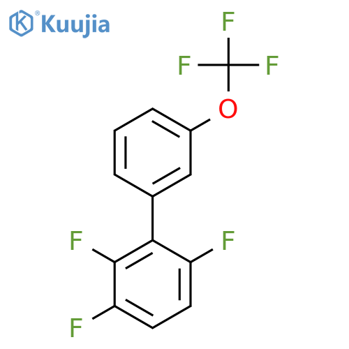 2,3,6-Trifluoro-3'-(trifluoromethoxy)biphenyl structure