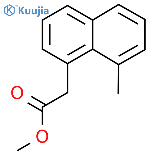 Methyl 1-methylnaphthalene-8-acetate structure