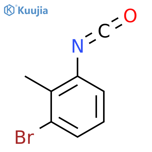1-Bromo-3-isocyanato-2-methylbenzene structure