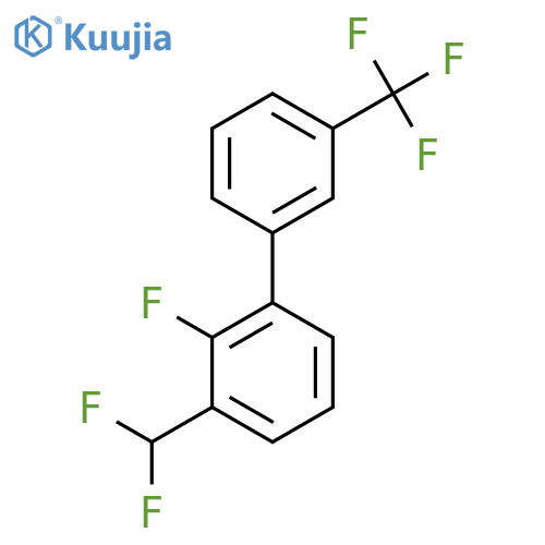 3-(Difluoromethyl)-2-fluoro-3'-(trifluoromethyl)biphenyl structure