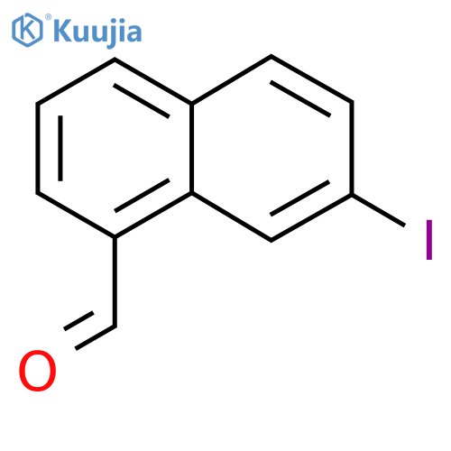 7-Iodonaphthalene-1-carboxaldehyde structure