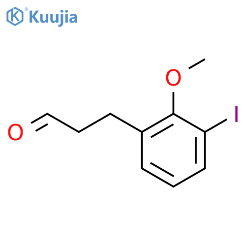 3-(3'-Iodo-2'-methoxyphenyl)propionaldehyde structure