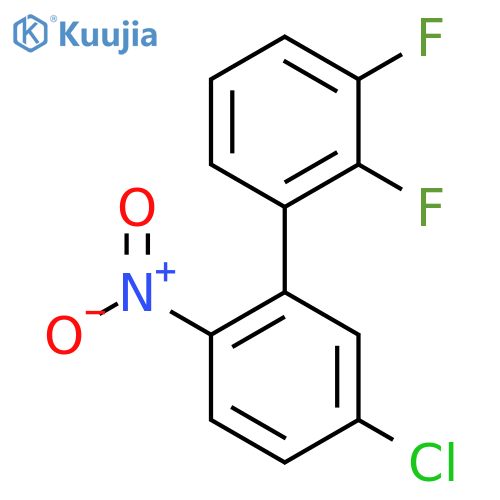 5'-Chloro-2,3-difluoro-2'-nitrobiphenyl structure