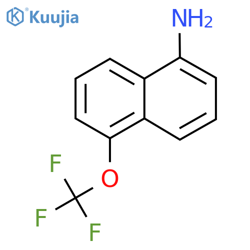 1-Amino-5-(trifluoromethoxy)naphthalene structure