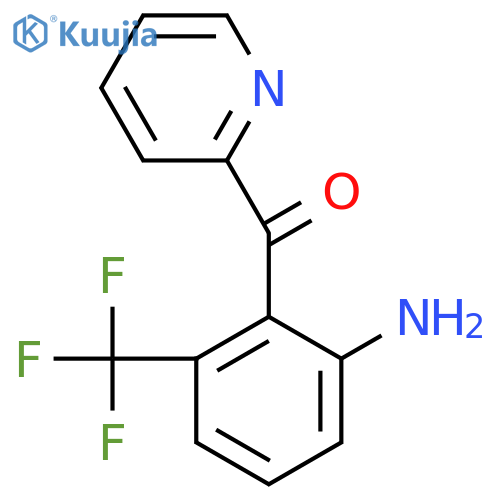 2-(2-Amino-6-(trifluoromethyl)benzoyl)pyridine structure