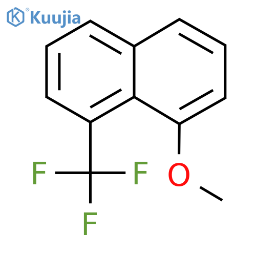 8-Methoxy-1-(trifluoromethyl)naphthalene structure