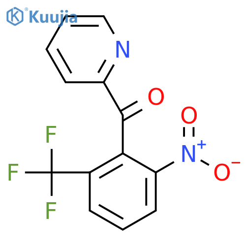 2-(2-(Trifluoromethyl)-6-nitrobenzoyl)pyridine structure