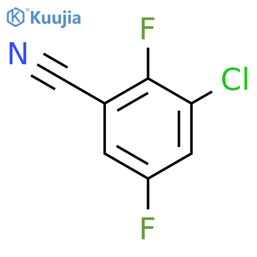 3-Chloro-2,5-difluorobenzonitrile structure