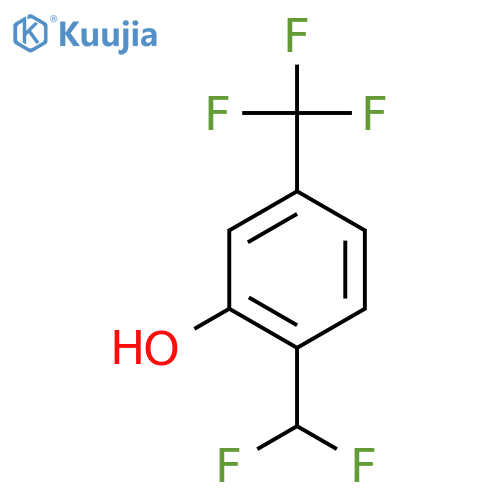 2-(Difluoromethyl)-5-(trifluoromethyl)phenol structure