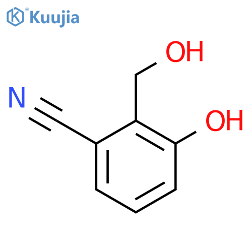 2-Cyano-6-hydroxybenzyl alcohol structure