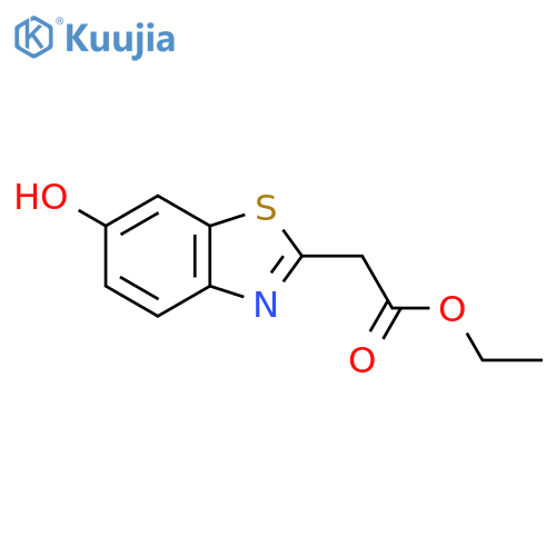 Ethyl 6-hydroxybenzothiazole-2-acetate structure