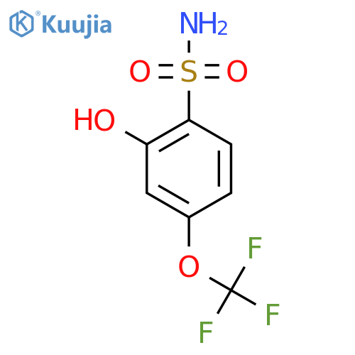 2-Hydroxy-4-(trifluoromethoxy)benzenesulfonamide structure