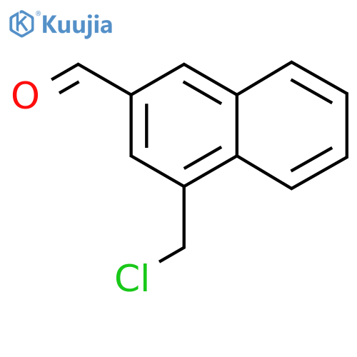 1-(Chloromethyl)naphthalene-3-carboxaldehyde structure