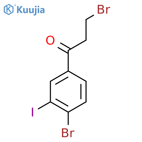 3,4'-Dibromo-3'-iodopropiophenone structure