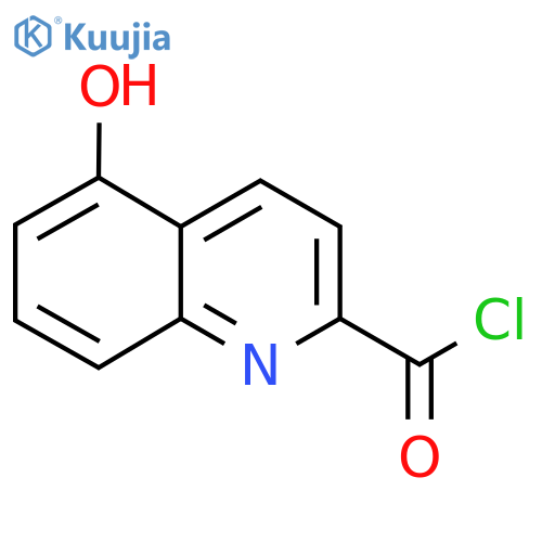 5-Hydroxyquinoline-2-carbonyl chloride structure