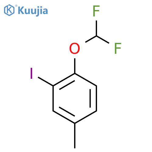 4-(Difluoromethoxy)-3-iodotoluene structure