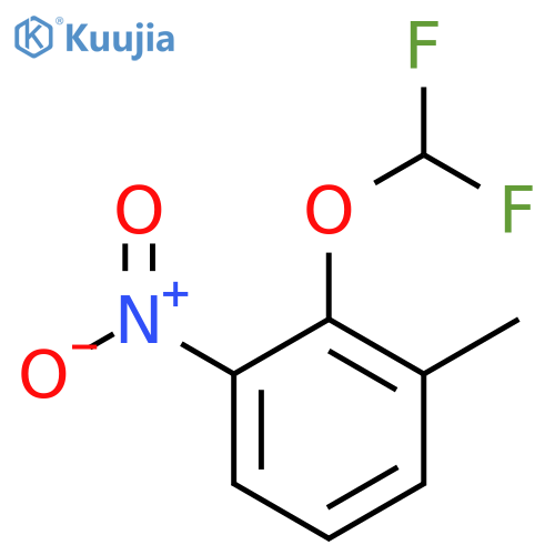 2-(Difluoromethoxy)-3-nitrotoluene structure