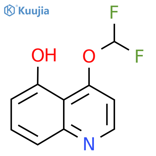 4-(Difluoromethoxy)quinolin-5-ol structure