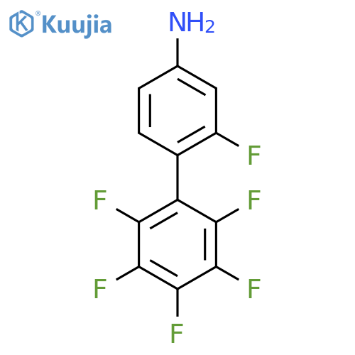 2,2',3',4',5',6'-Hexafluorobiphenyl-4-ylamine structure