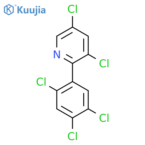 3,5-Dichloro-2-(2,4,5-trichlorophenyl)pyridine structure