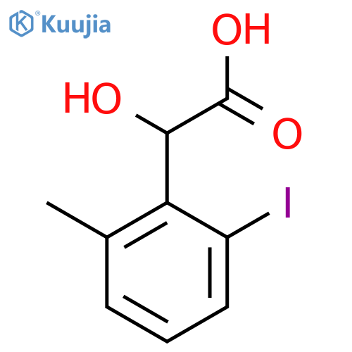 2-Iodo-6-methylmandelic acid structure