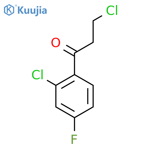 3,2'-Dichloro-4'-fluoropropiophenone structure