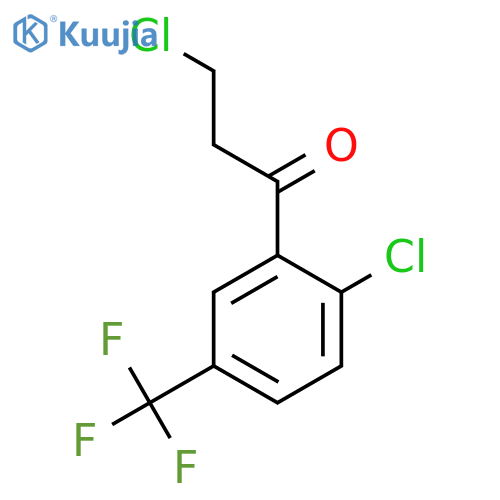 3,2'-Dichloro-5'-(trifluoromethyl)propiophenone structure