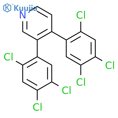 3,4-Bis(2,4,5-trichlorophenyl)pyridine structure