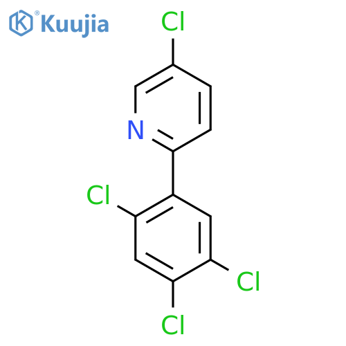 5-Chloro-2-(2,4,5-trichlorophenyl)pyridine structure