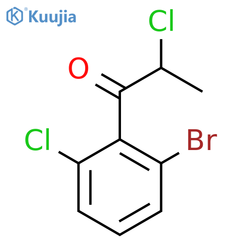 2'-Bromo-2,6'-dichloropropiophenone structure